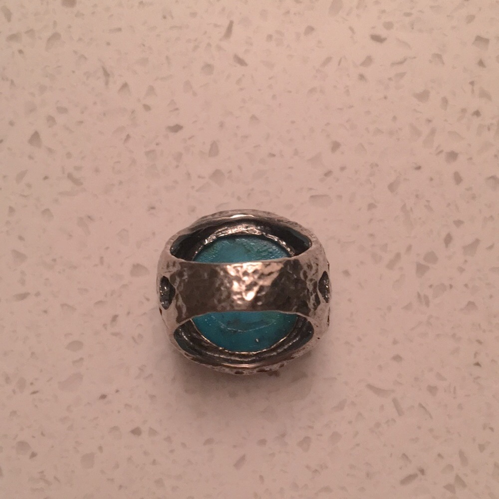 Turquoise chunky ring - Picture 3 of 3